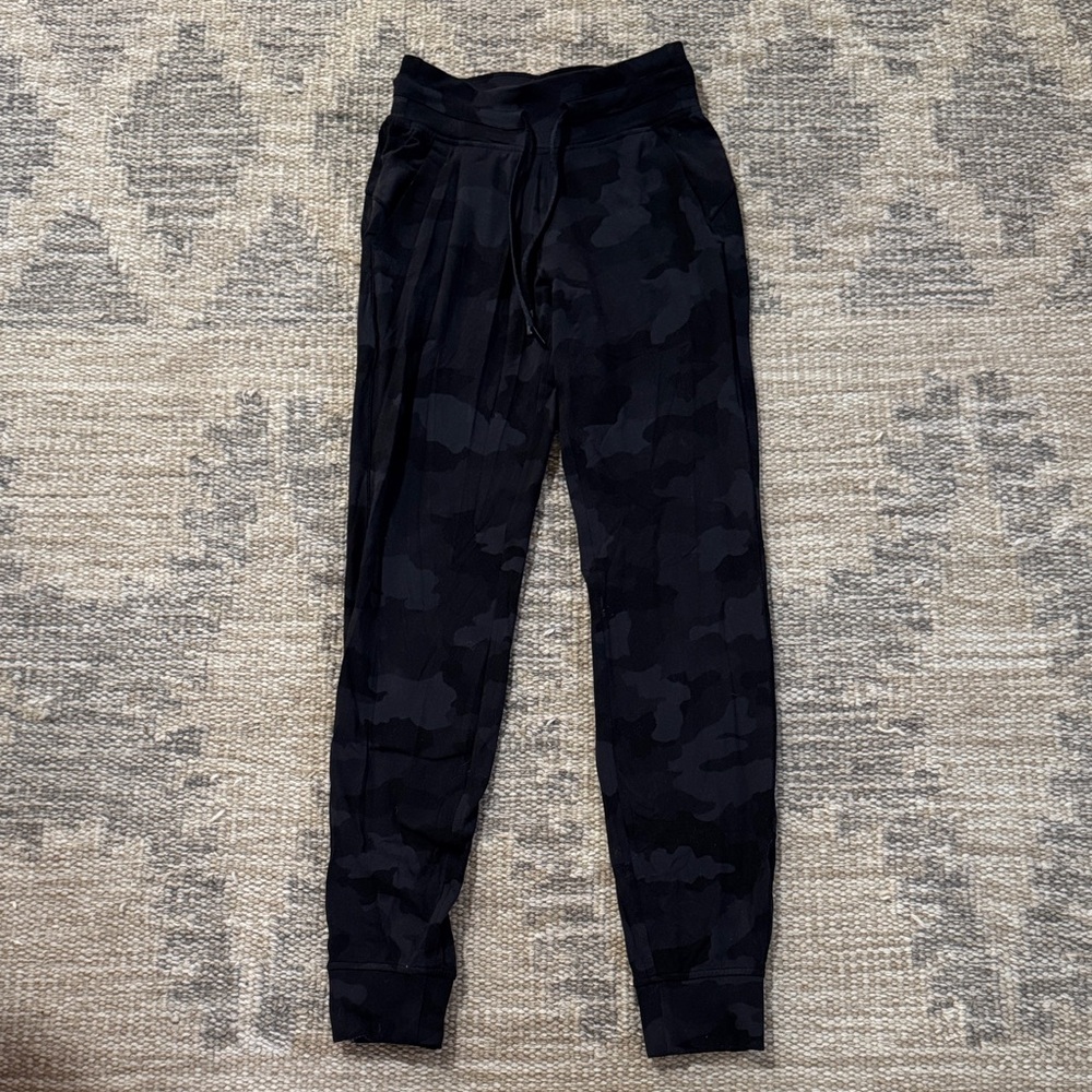 lululemon athletica Black Camouflage Joggers